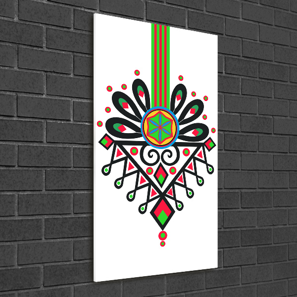 Quadro acrilico verticale Modello popolare polacco