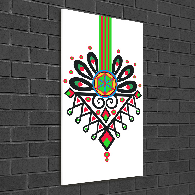 Quadro acrilico verticale Modello popolare polacco