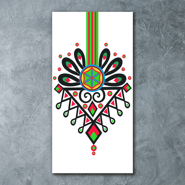 Quadro acrilico verticale Modello popolare polacco