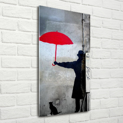 Quadro in vetro acrilico verticale Murale