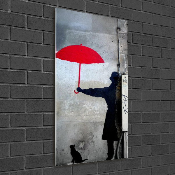 Quadro in vetro acrilico verticale Murale