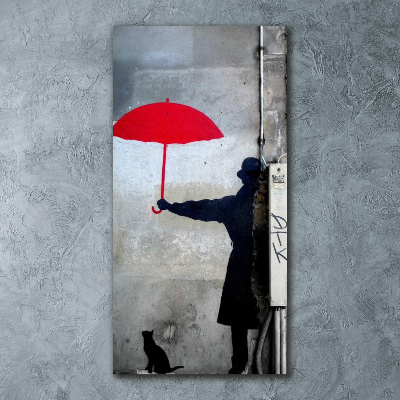 Quadro in vetro acrilico verticale Murale