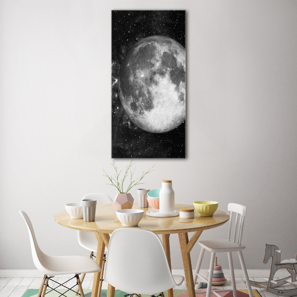 Quadro acrilico verticale Luna