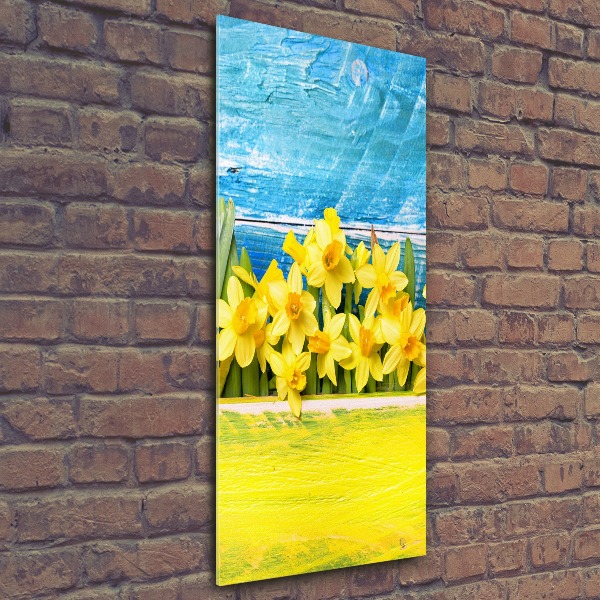 Quadro acrilico verticale Narcisi