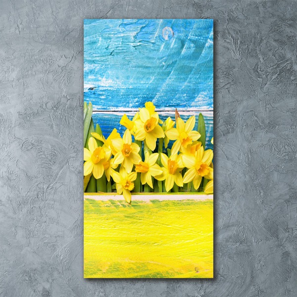 Quadro acrilico verticale Narcisi