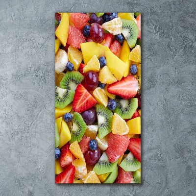 Quadro vetro acrilico verticale Frutta a fette