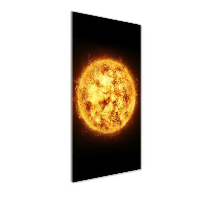Quadro stampa su vetro acrilico verticale Sole