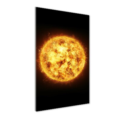 Quadro stampa su vetro acrilico verticale Sole