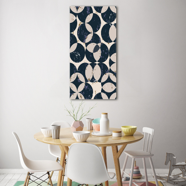 Quadro vetro acrilico verticale Sfondo geometrico