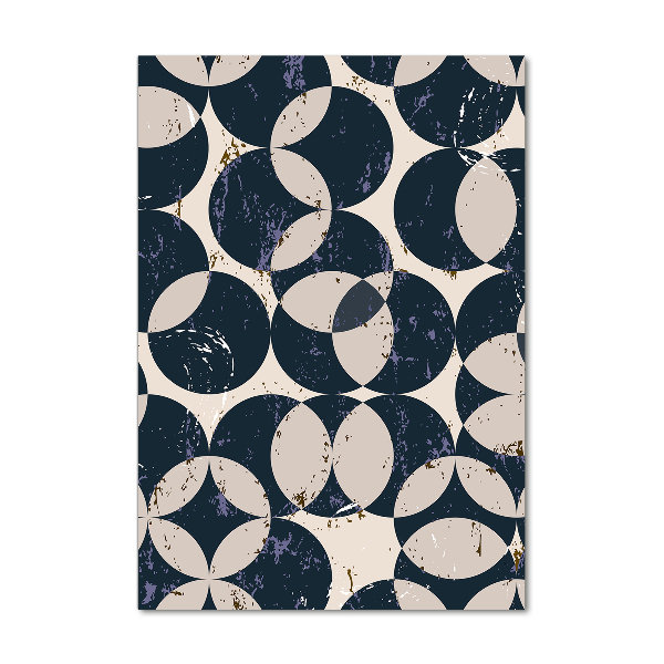 Quadro vetro acrilico verticale Sfondo geometrico