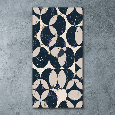 Quadro vetro acrilico verticale Sfondo geometrico