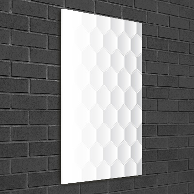Quadro in vetro acrilico verticale Sfondo geometrico