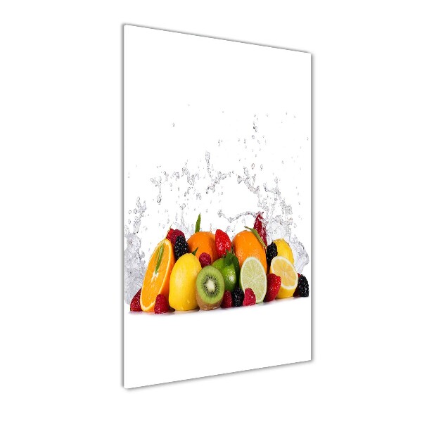 Quadro vetro acrilico verticale Frutta