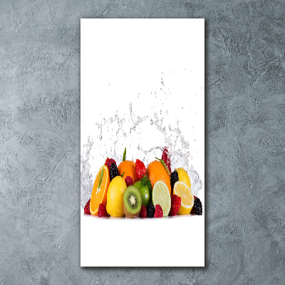 Quadro vetro acrilico verticale Frutta