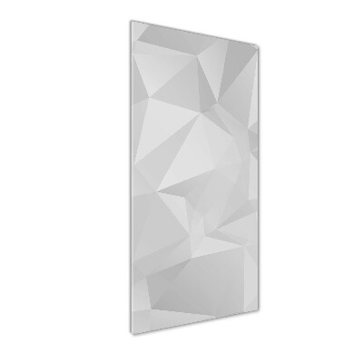 Quadro vetro acrilico verticale Triangoli astratti