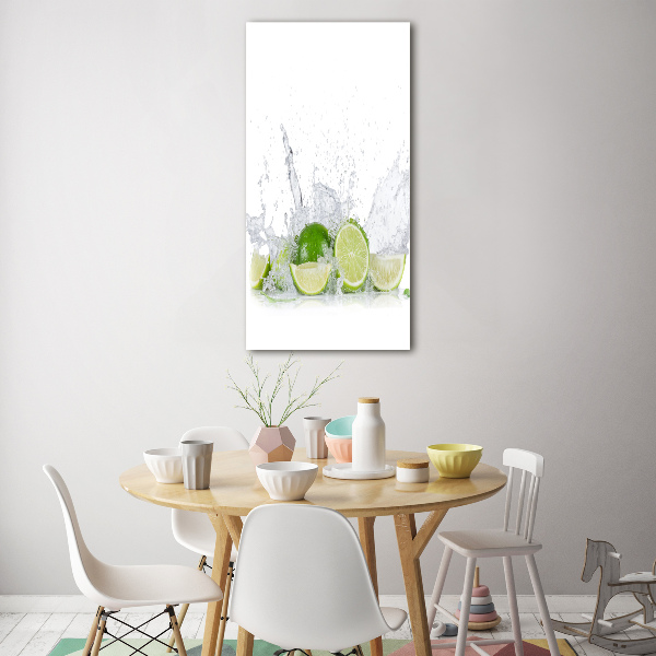 Quadro vetro acrilico verticale Lime