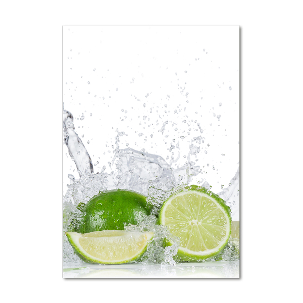 Quadro vetro acrilico verticale Lime