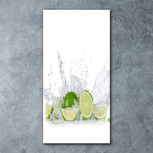 Quadro vetro acrilico verticale Lime