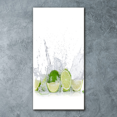 Quadro vetro acrilico verticale Lime