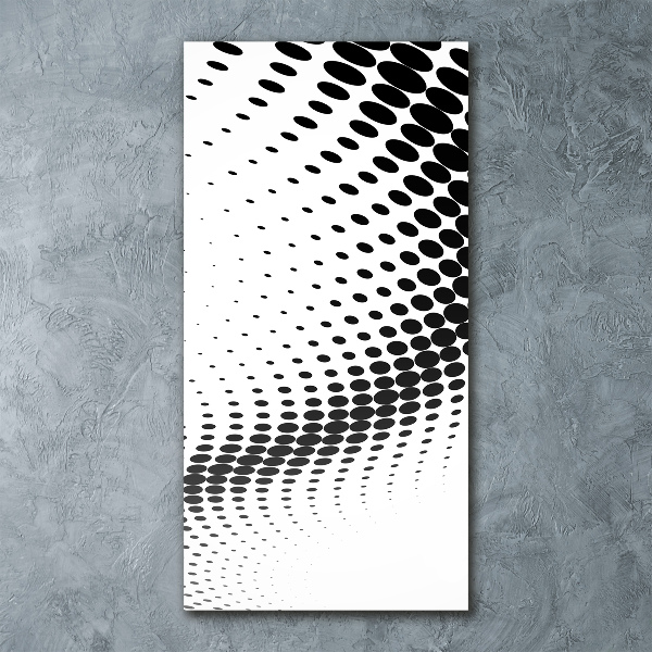 Quadro in vetro acrilico verticale Sfondo geometrico