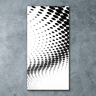 Quadro in vetro acrilico verticale Sfondo geometrico