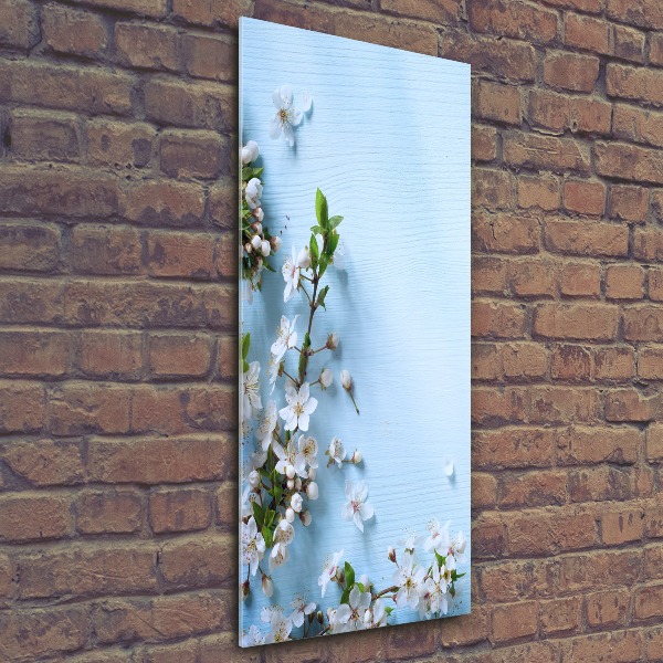 Quadro acrilico verticale Fiori di ciliegio