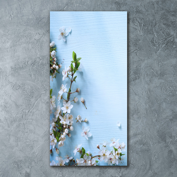 Quadro acrilico verticale Fiori di ciliegio