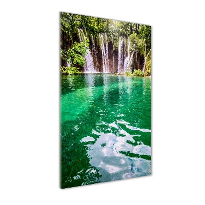 Quadro acrilico verticale Laghi di Plitvice