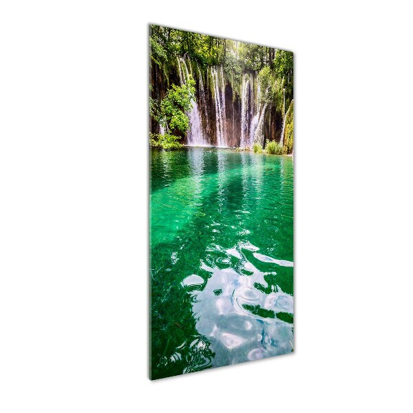 Quadro acrilico verticale Laghi di Plitvice