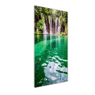 Quadro acrilico verticale Laghi di Plitvice