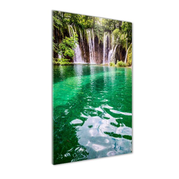 Quadro acrilico verticale Laghi di Plitvice