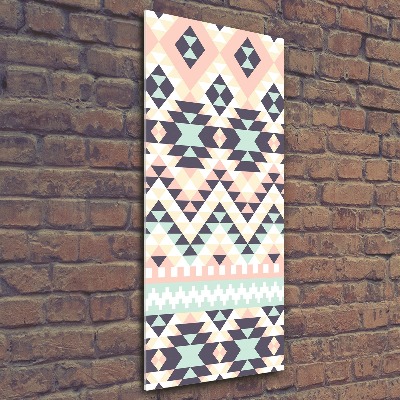 Quadro vetro acrilico verticale Di origine etnica