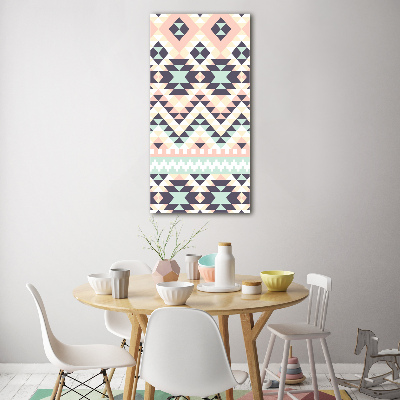 Quadro vetro acrilico verticale Di origine etnica