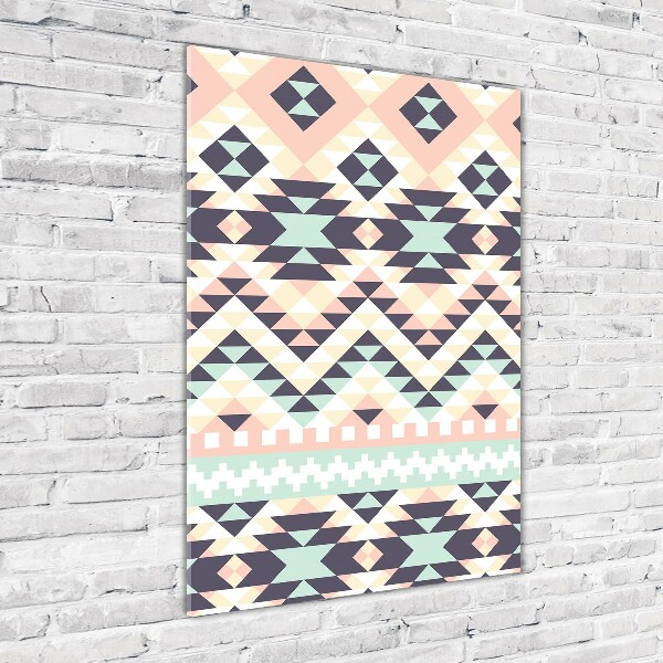 Quadro vetro acrilico verticale Di origine etnica