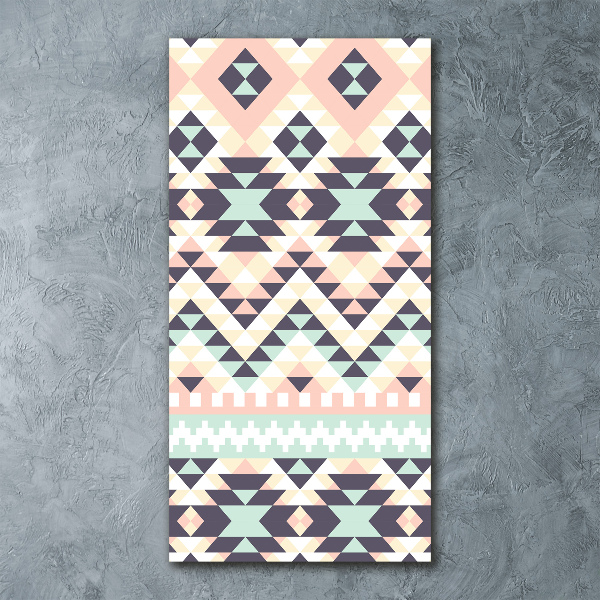 Quadro vetro acrilico verticale Di origine etnica