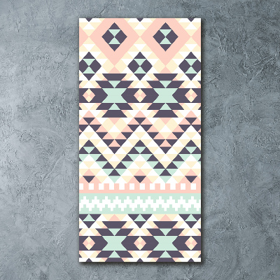 Quadro vetro acrilico verticale Di origine etnica