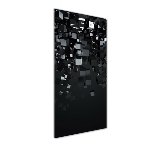 Quadro in vetro acrilico verticale Astrazione 3D