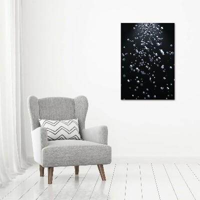 Quadro vetro acrilico verticale Astrazione 3D