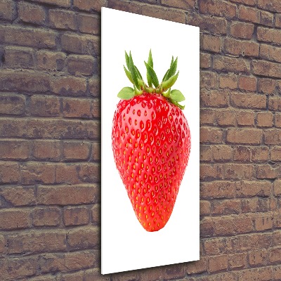 Quadro acrilico verticale Fragola