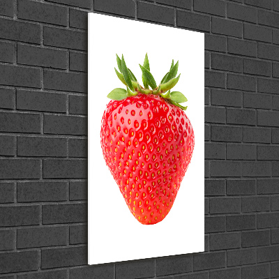 Quadro acrilico verticale Fragola