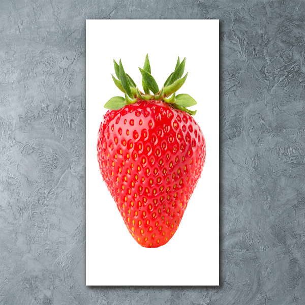 Quadro acrilico verticale Fragola