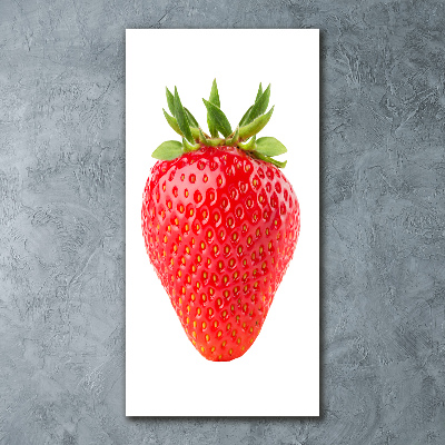 Quadro acrilico verticale Fragola
