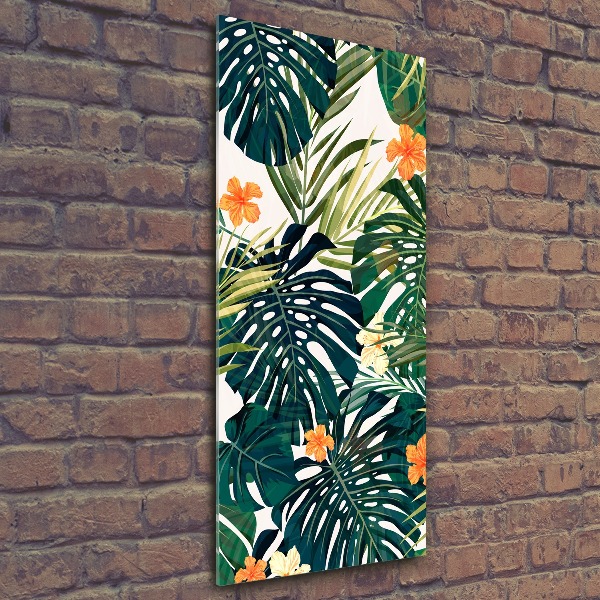 Quadro acrilico verticale Modello hawaiano
