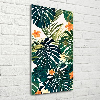 Quadro acrilico verticale Modello hawaiano