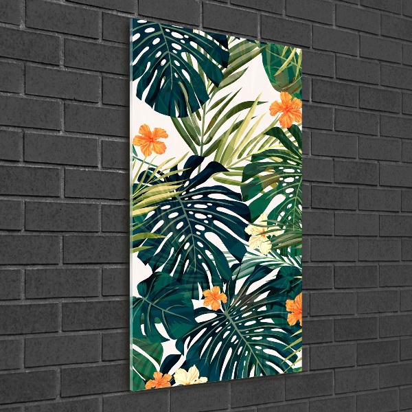 Quadro acrilico verticale Modello hawaiano