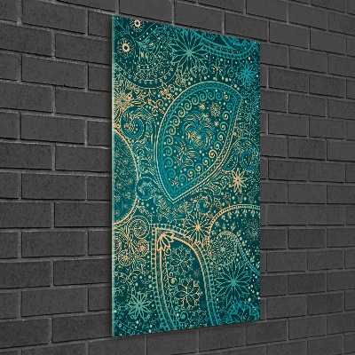 Quadro stampa su vetro acrilico verticale Ornamenti
