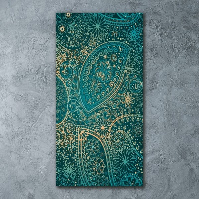 Quadro stampa su vetro acrilico verticale Ornamenti