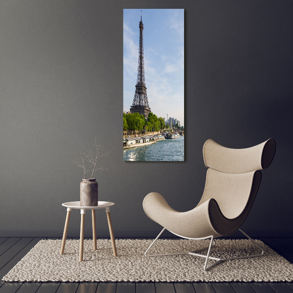 Quadro acrilico verticale Torre Eiffel Parigi