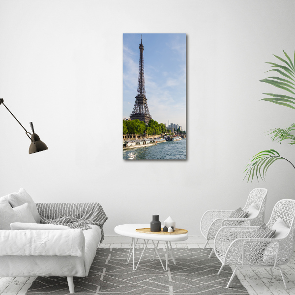 Quadro acrilico verticale Torre Eiffel Parigi