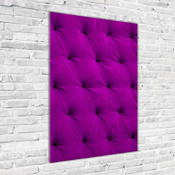 Quadro acrilico verticale Parete di velluto